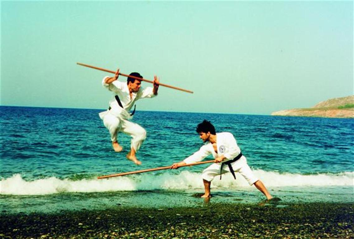 Εξάσκηση στα όπλα Kobudo